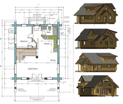 wooden house floor plans